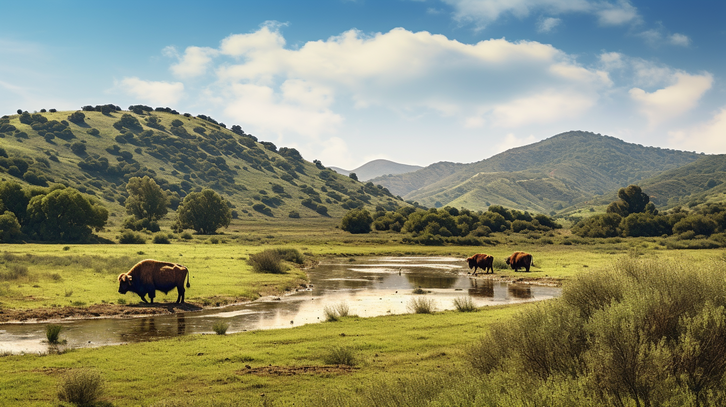 Un safari africano en Andalucía: El Encinarejo y sus bisontes europeos