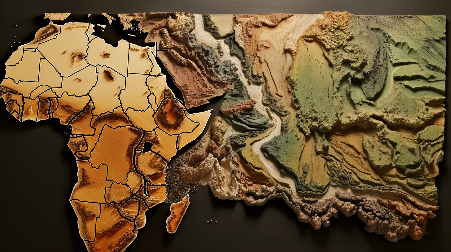 ¿Cuál es la historia geológica de África?