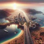 High definition, realistic photograph showcasing a view of the Canary Islands, a strategically important location in the Global Gateway Strategy. The scene captures the islands' potential readiness to undertake a significant leap forward in their role. The image should reflect the anticipation, excitement, and challenge this possibility holds.