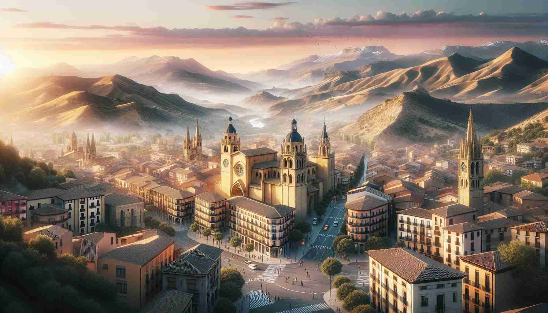 High-definition, realistic image showcasing the allure of Aragón that attracts immigrants from around the globe. Illustrate the natural beauty, architectural wonders, and vibrant culture of the region, from breathtaking landscapes and streets bustling with life to the warm and welcoming atmosphere. Capture the essence of Aragón that makes it feel like more than a dream for those who choose to make it their new home.