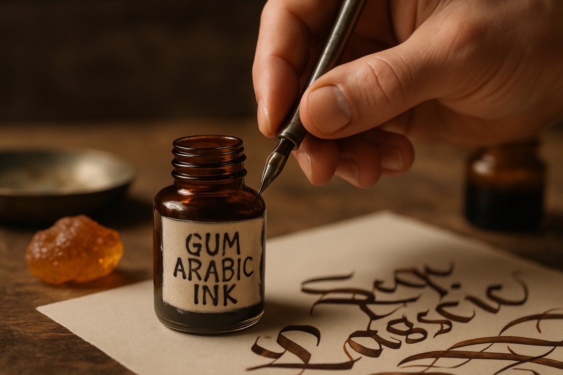 Unlock the Secrets of Rich, Lasting Gum Arabic Ink 